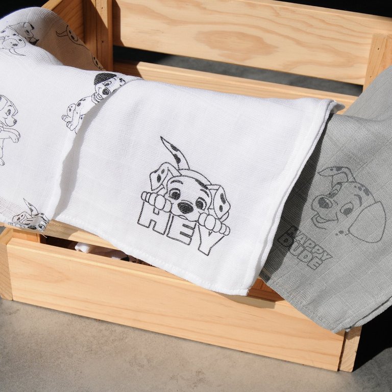 Lot de 3 Langes 101 Dalmatien