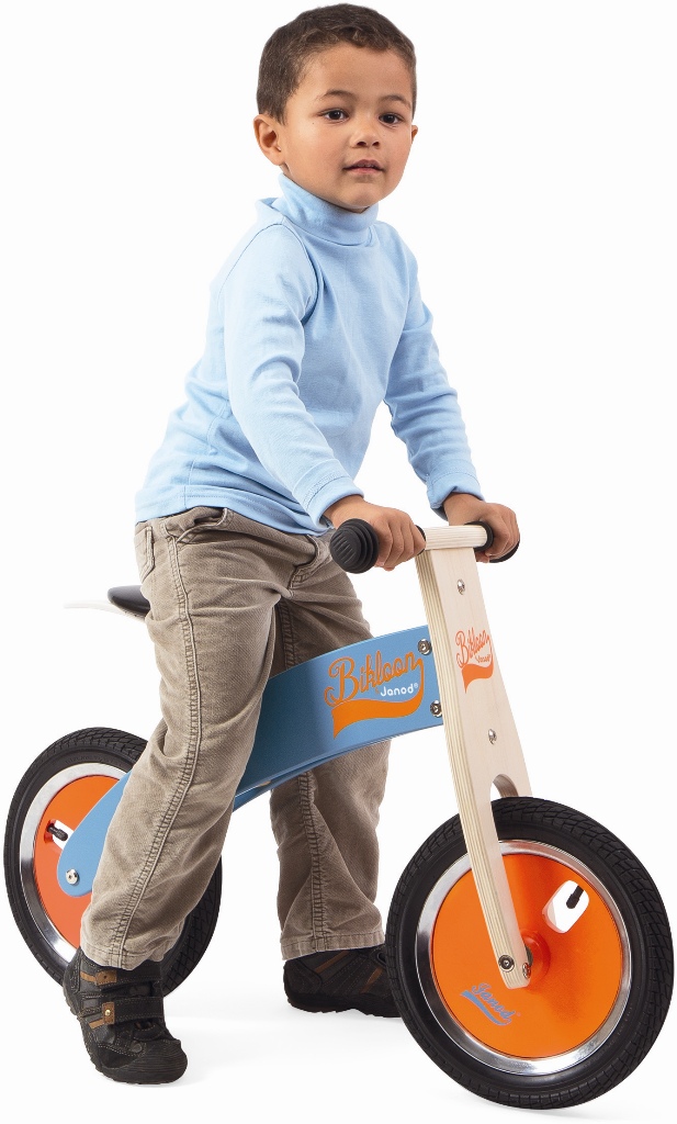 Janod - Draisienne bikloon bleue et orange, Livraison Gratuite 24/48h