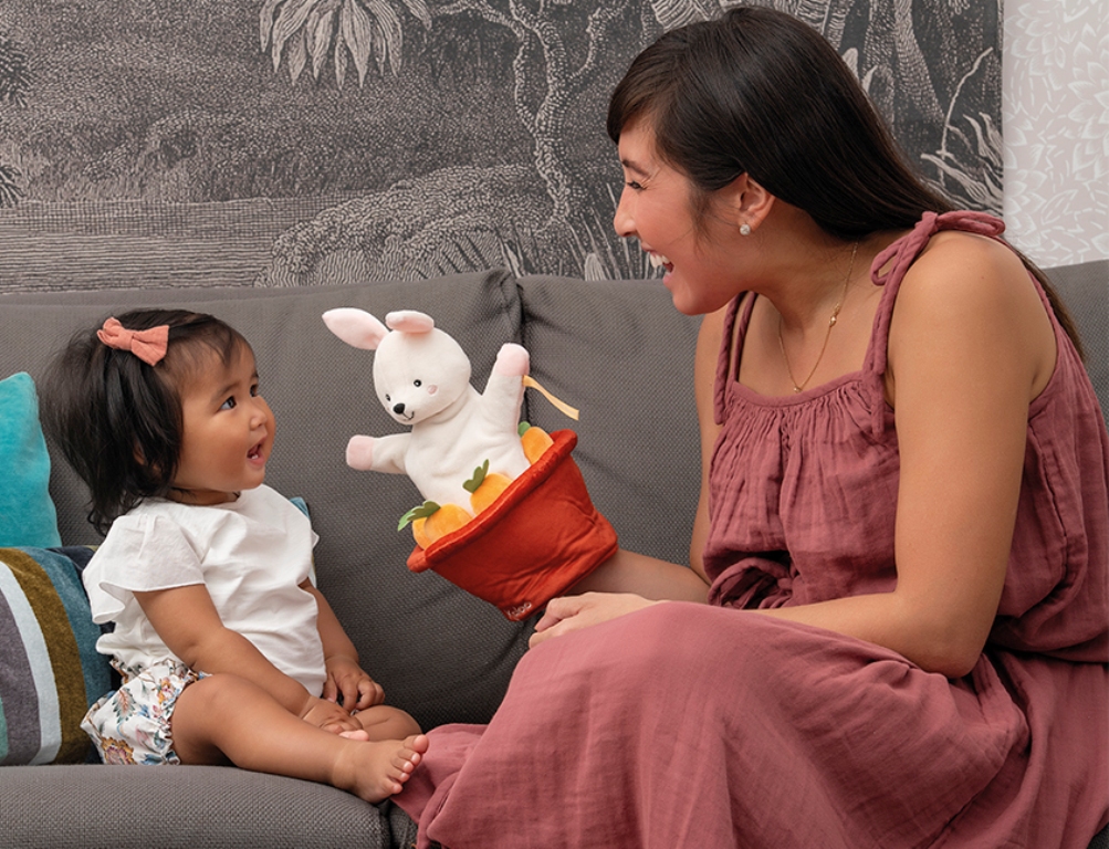 Peluche Marionnette Cache Cache Lapin Robin Kachoo Peluche Marionnette Cache Cache Lapin Robin Kachoo