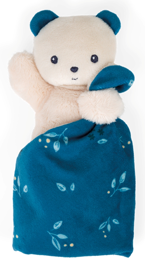 Doudou lapin Carré douceur Bouquet d'agrumes