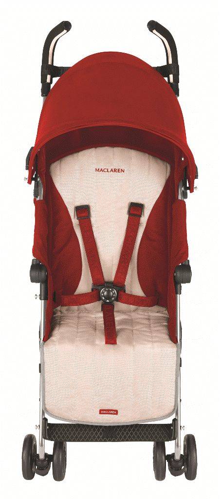 poussette maclaren rouge