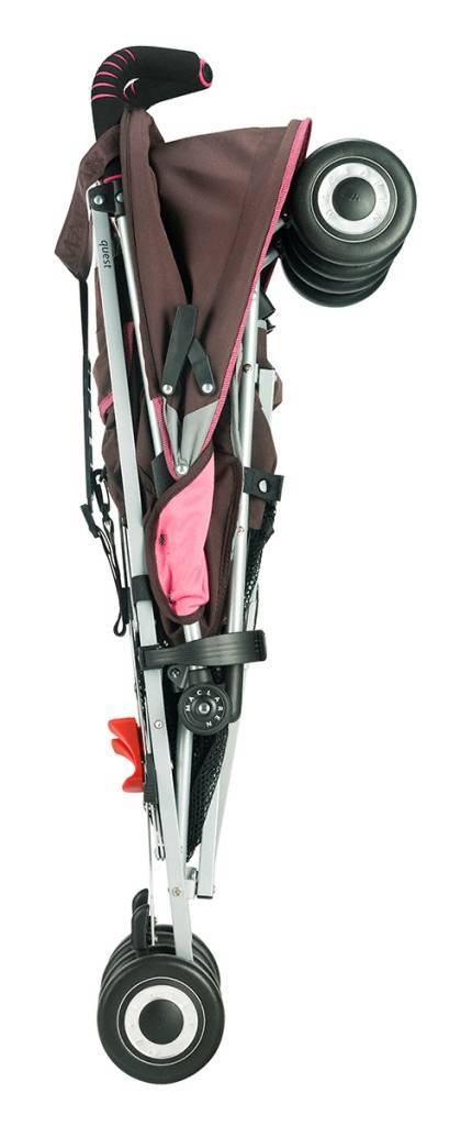 poussette maclaren rose et marron