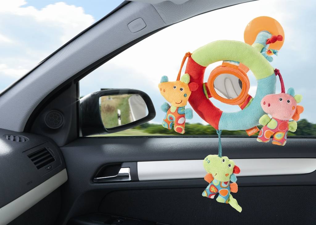 Babysun - Mobile ventouse pour voiture et chaise haute rivergang