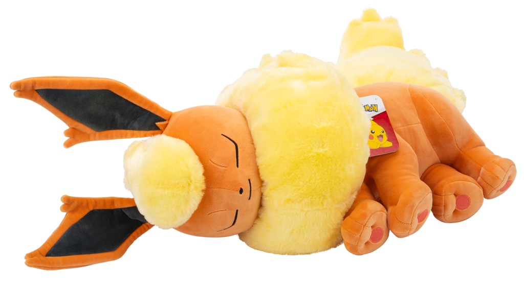 Peluche Flareon Couchée Peluche Flareon Couchée