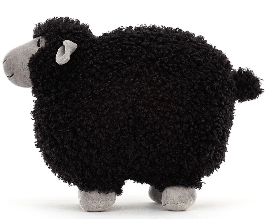Jellycat Peluche mouton noir rolbie little Livraison Gratuite