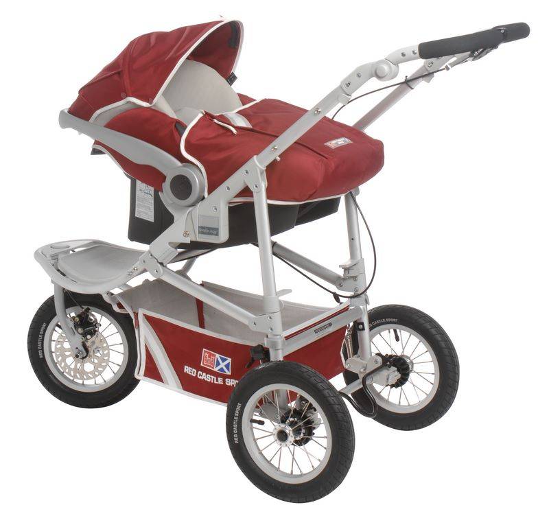 attache rapide poussette red castle