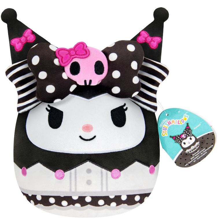 Peluche Hello Kitty Kuromi 20 ans Squishmallows - 22 cm Peluche Hello Kitty Kuromi 20 ans Squishmallows - 22 cm