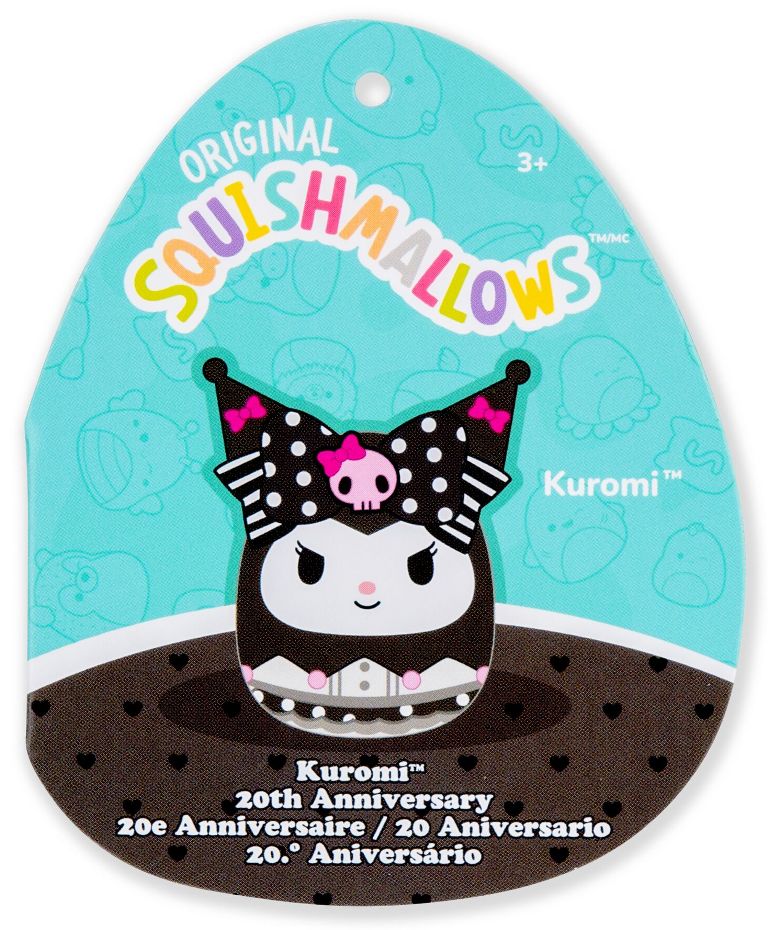 Peluche Hello Kitty Kuromi 20 ans Squishmallows - 22 cm Peluche Hello Kitty Kuromi 20 ans Squishmallows - 22 cm