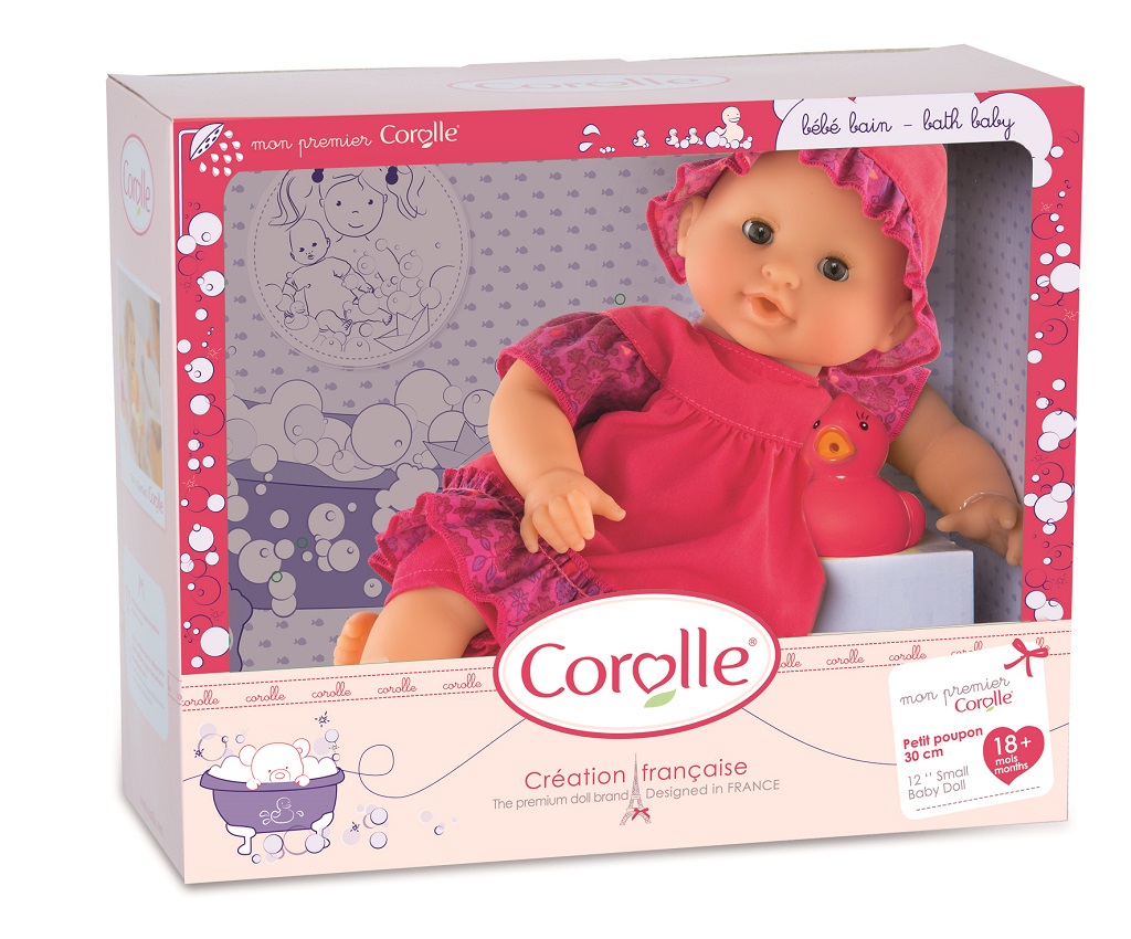 Corolle Mon premier bébé bain framboise 30 cm, Livraison Gratuite 24/48h