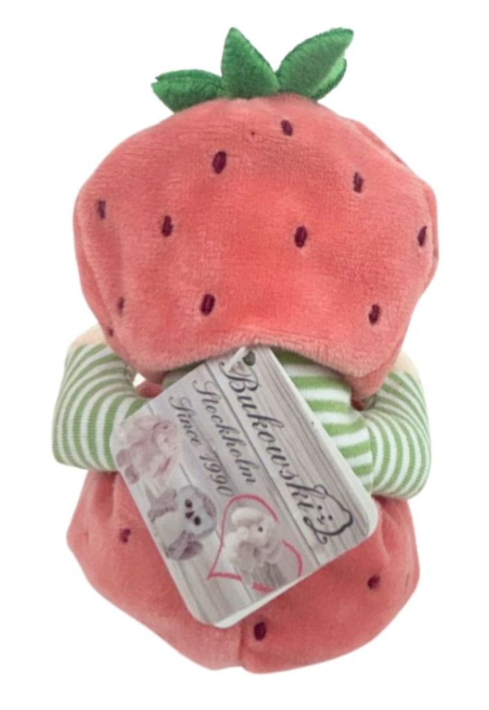 Peluche Ours Ziggy Fraise - 12 cm Peluche Ours Ziggy Fraise - 12 cm