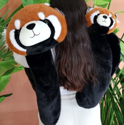 Peluche Panda Roux Podcoll Lesté - 100 cm Peluche Panda Roux Podcoll Lesté - 100 cm
