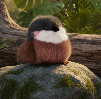 Peluche Oiseau Moineau Cui-Cui Paradis Peluche Oiseau Moineau Cui-Cui Paradis