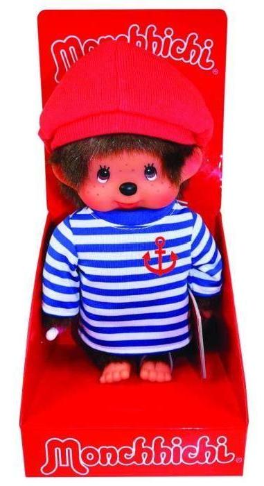 Peluche Monchhichi Garçon Marin 20 cm