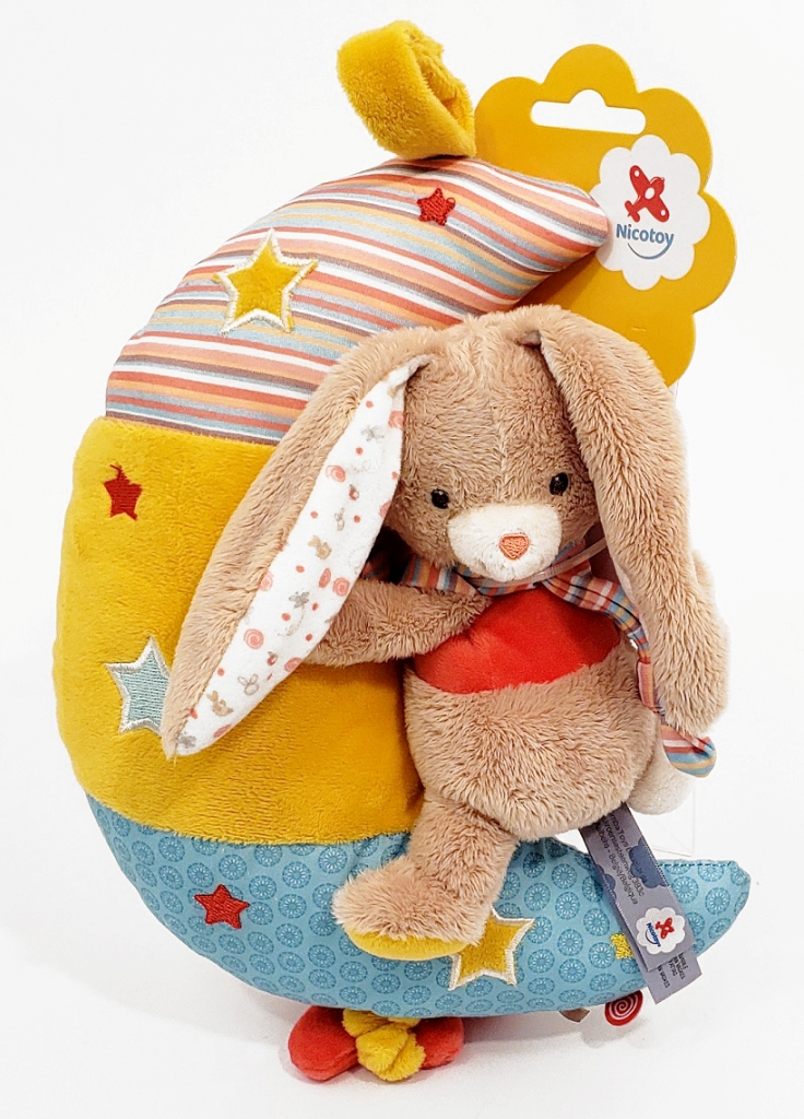 Peluche Musicale Lune Lapin Twiny