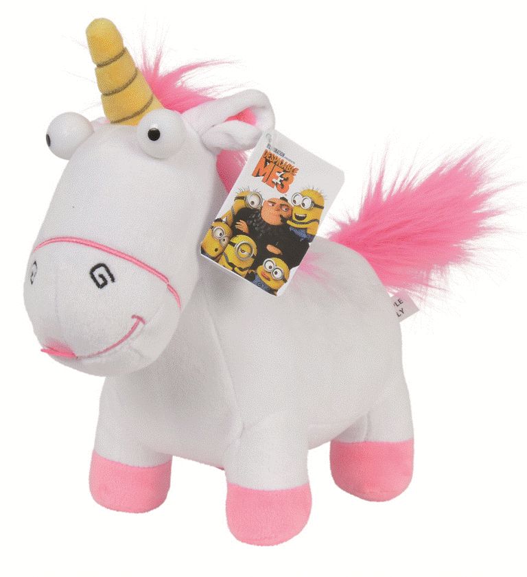 Nicotoy - Peluche licorne fluffy moi moche et méchant 25 cm, Livraison  Gratuite 24/48h