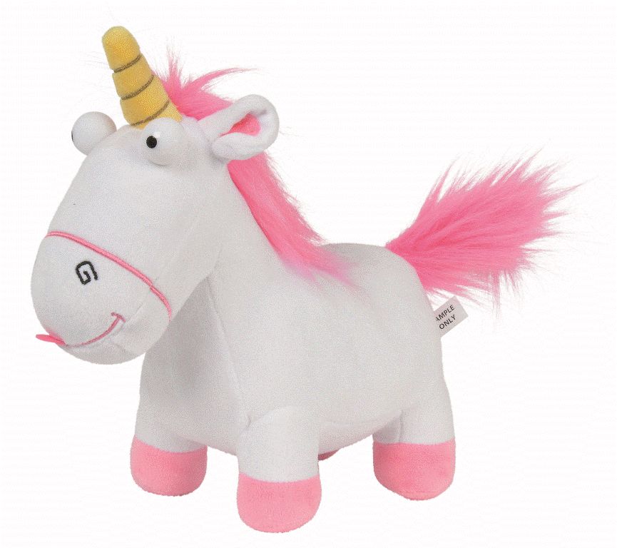 Nicotoy - Peluche licorne fluffy moi moche et méchant 25 cm