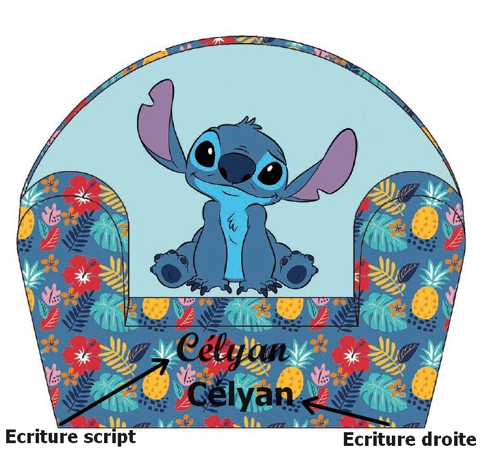 Fauteuil enfant Stitch 2 ans et plus DISNEY STITCH : le fauteuil à Prix  Carrefour