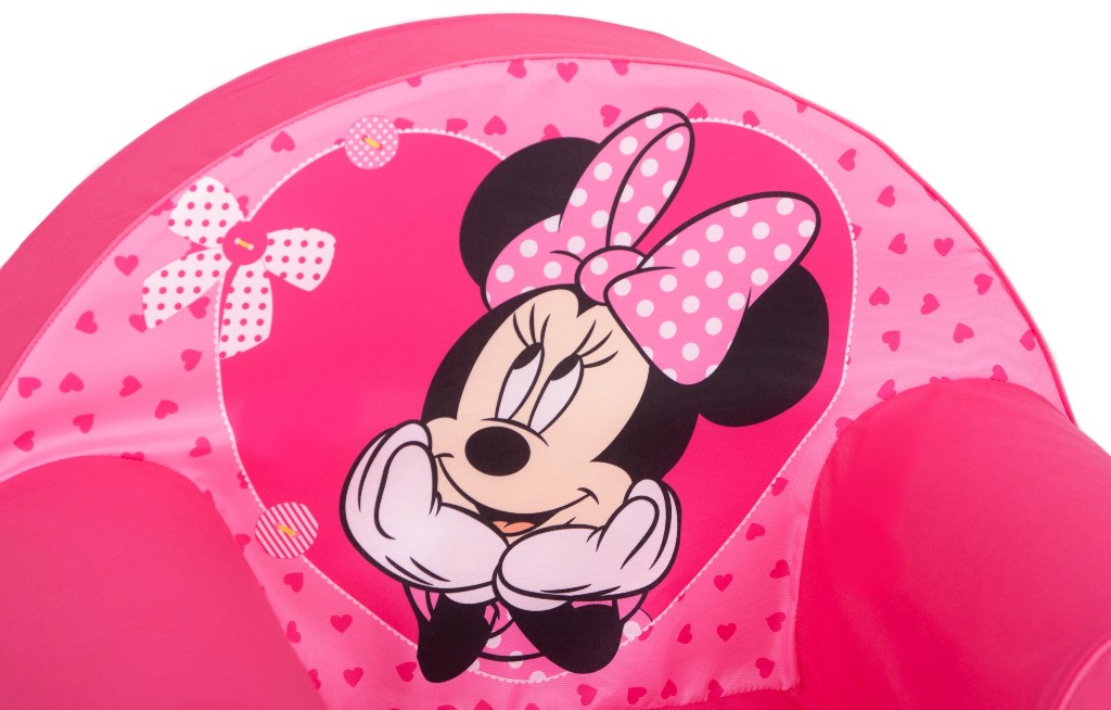 Fauteuil Minnie Coeurs Rose
