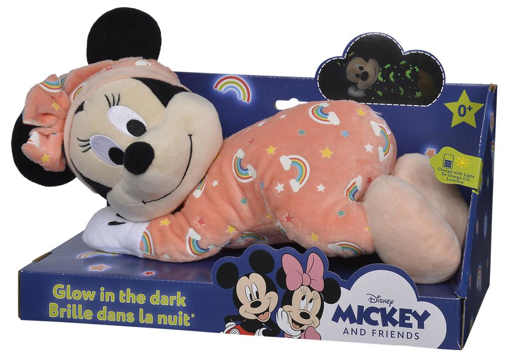 Disney Junior Minnie – Peluche 30 cm – Sonore et Lumineuse