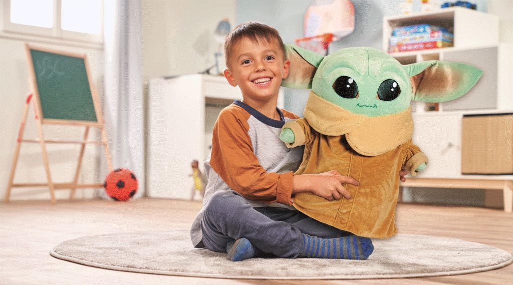 Peluche Baby Yoda vert • Ma Peluche