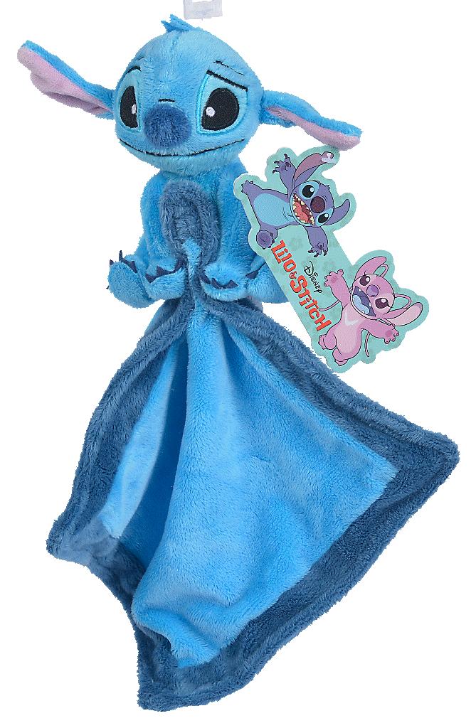 Lot 2 doudous Stitch mouchoir bleu Lilo & Stitch DISNEY