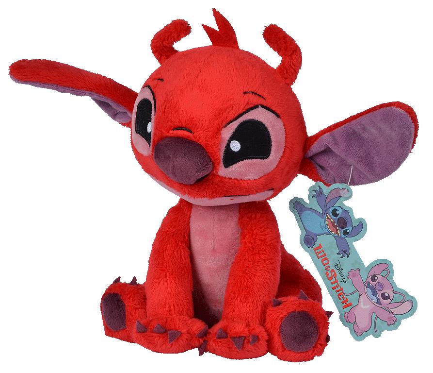 Disney Leroy Stitch Peluche dans sa couverture rouge 25 cm