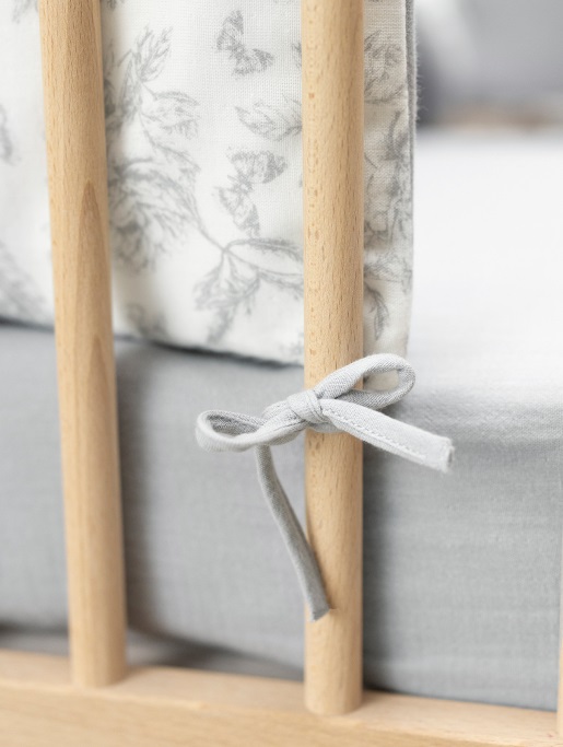 Tour de Lit Toile de Jouy Gris Tour de Lit Toile de Jouy Gris