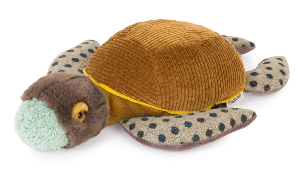 Petite peluche tortue Tout autour du monde - Made in Bébé