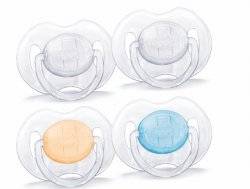 Philips Avent 2 Sucettes Transparentes 0-3 Mois Philips Avent 2 Sucettes Transparentes 0-3 Mois