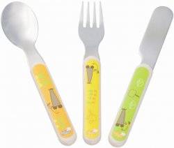 Bébé Confort 3 Couverts Inox Jardin de Lulu Bébé Confort 3 Couverts Inox Jardin de Lulu
