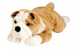 Nounours Peluche Chien Bulldog Anglais - 80 cm