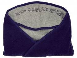  Couverture Babynomade Polaire Marine Gris Clair Taille 2