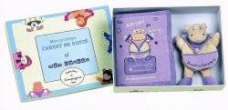 Doudou et Compagnie Coffret Protège Carnet de Santé et Doudou Hippo Léo