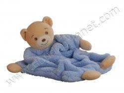 Kaloo Doudou Ours Bleu Plume
