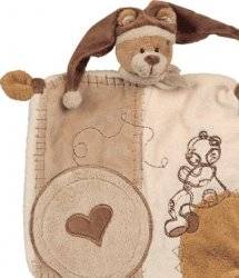 Babynat Doudou Ourson Patchwork