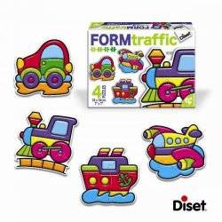Diset Puzzle Form Traffic