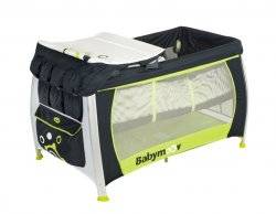 Babymoov Lit Parapluie Silver Dream Vert Gris