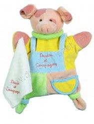 Doudou et Compagnie Marionnette Cochon Avec Doudou