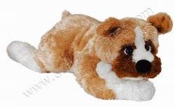 Nounours Peluche Chien Boxer Allongé Nounours Peluche Chien Boxer Allongé