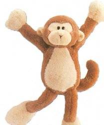 Gund Peluche Magnétique Singe Trouble