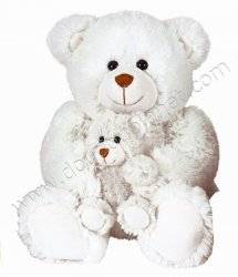 Nounours Peluche Maman Et Bebe Ours Blanc Livraison Gratuite 24 48h Nounours Peluche Maman Et Bebe Ours Blanc Livraison Gratuite 24 48h