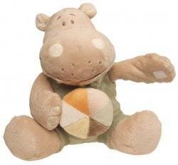Noukies Peluche Musicale Hippopotame Hippoum