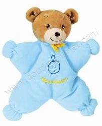 Nounours Peluchette Ours Bleu