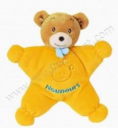 Nounours Peluchette Ours Jaune