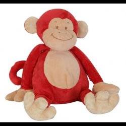 Bengy Peluchette Singe Rouge - 15 cm Bengy Peluchette Singe Rouge - 15 cm