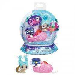 Hasbro Petshop Hiver Pingouin et Chinchilla Hasbro Petshop Hiver Pingouin et Chinchilla