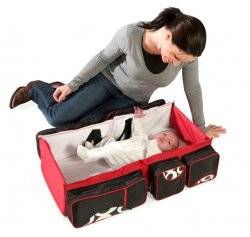 Babymoov Sac Super Nomade Noir et Rouge