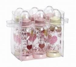 Beaba Set 6 Biberons Bébé d'Amour Rose - 260 ml