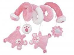 Doudou et Compagnie Spirale d'Activités Souris Rose Monster Doudou et Compagnie Spirale d'Activités Souris Rose Monster