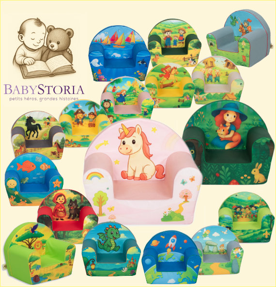 BabyStoria collection bébé fauteuil sofa premium